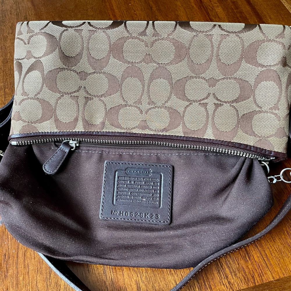 Vintage Coach Demi Baguette Baguette Bag Python & Suede Y2K Made in Turkey - Picture 11 of 13